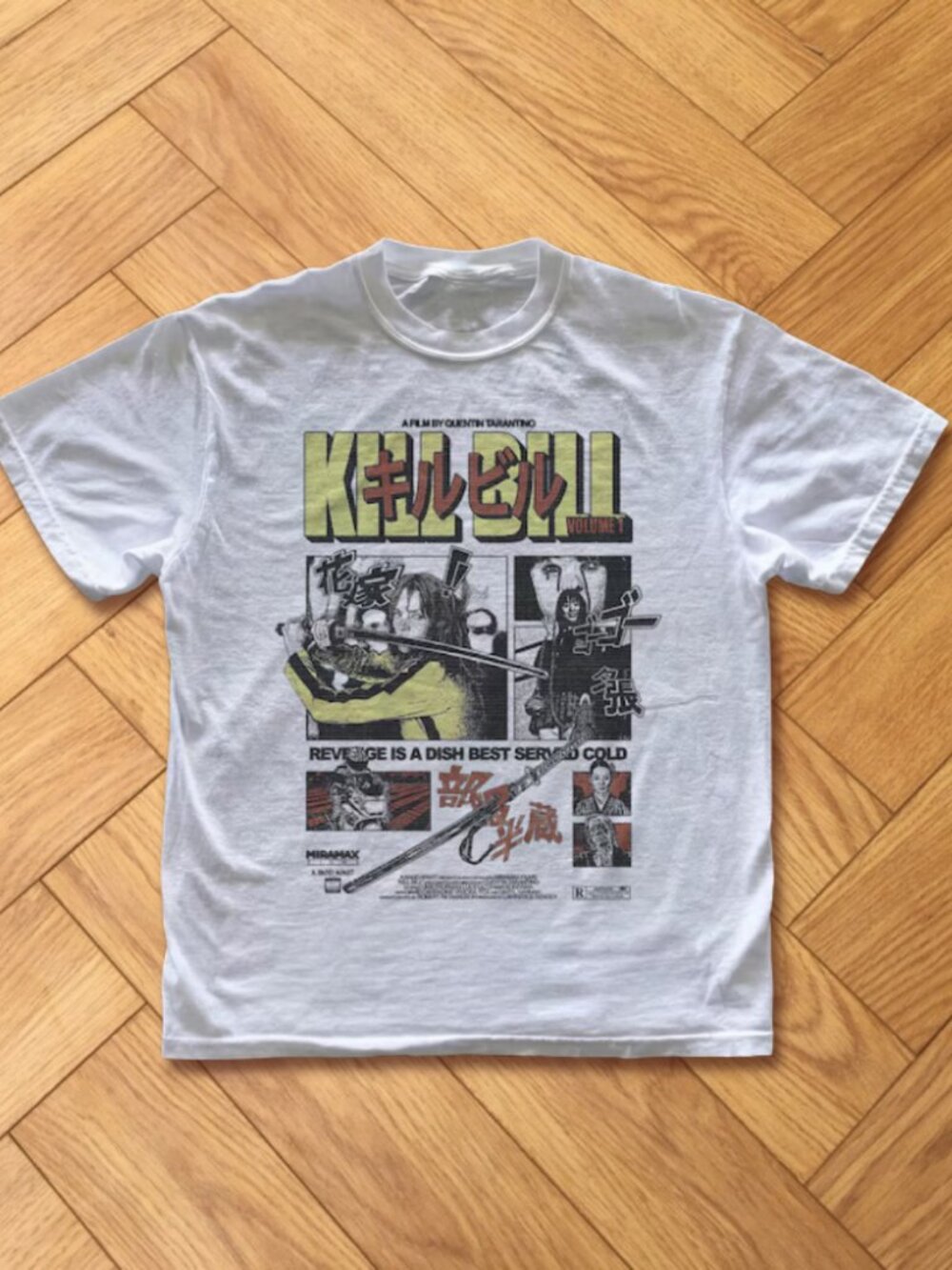 Kill Bill Vol 1 Quentin Tarantino Graphic Tee Anime Style